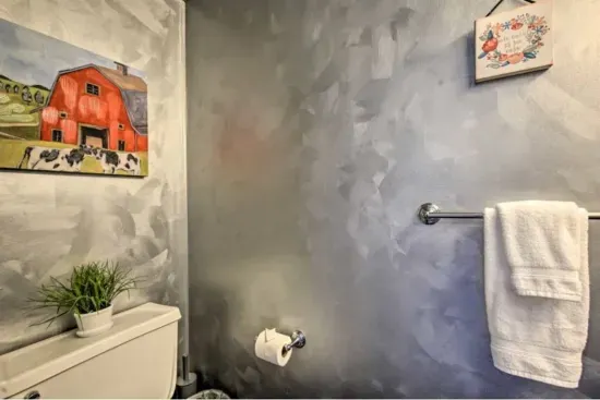 Hog Heaven Side Main Floor Half Bathroom