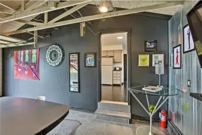 Holy Cow Side Garage Dining - Game TV Room