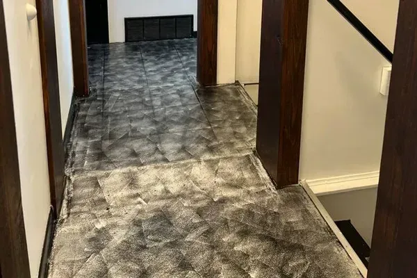 Main Floor Connecting Hallway | Stairs to Walk-out Level Bunk Rooms