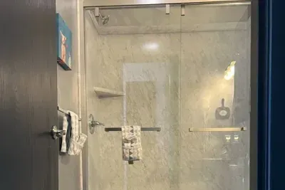 Hog Heaven Upper Level Full Bathroom Walk-in Shower