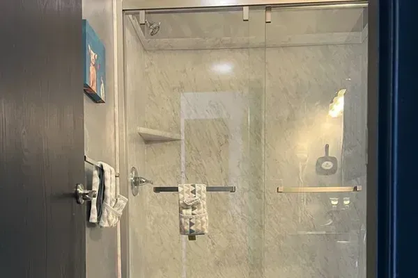 Hog Heaven Upper Level Full Bathroom Walk-in Shower