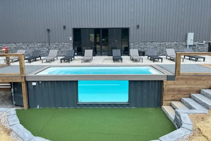 Nature's Ridge TC Pickleball Barn - Private Container Pool