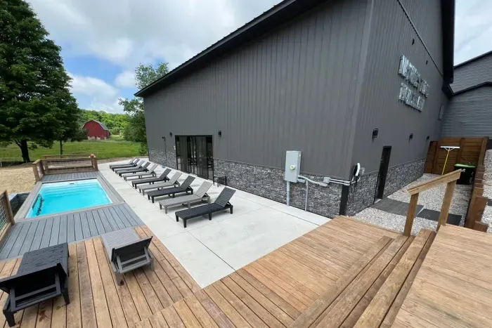 Nature's Ridge TC Pickleball Barn - Private Container Pool