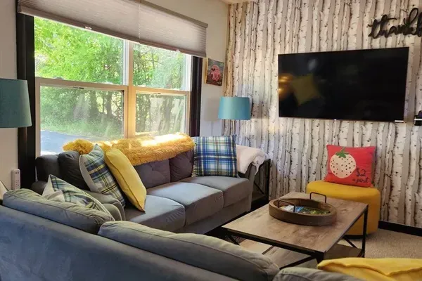 Hog Heaven Side Living Room