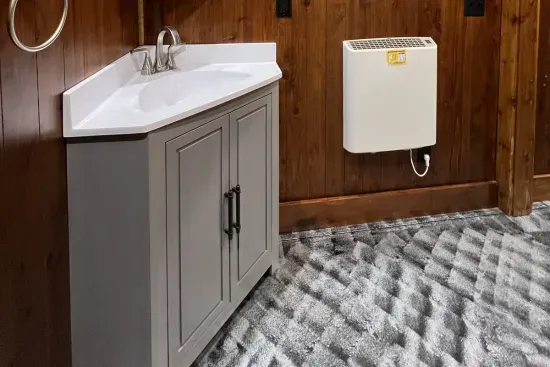 Pickleball Barn Full Bathroom