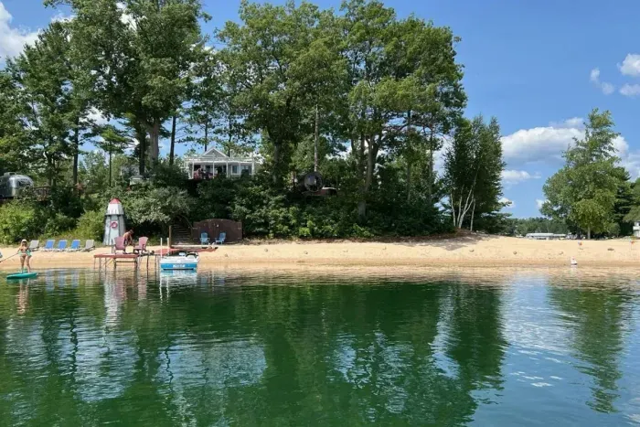 Private Beach Front Peninsula - Your very own Slice-of-Heaven! Slice-of-Heaven TC | Silver Lake CottageKayaks, canoe, row boat, SUP's all included!