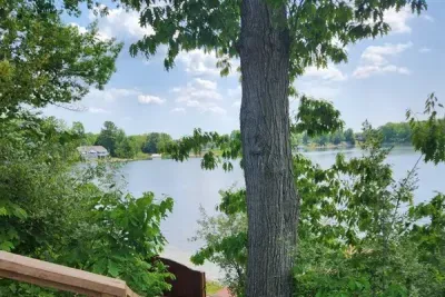 Slice-of-Heaven TC  | Spa Retreat | Silver Lake Cottage Steps to the beach dock area. Beach area can also be accessed by car, at the driveway entrance.