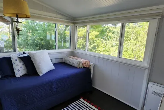 Slice-of-Heaven TC | Spa Retreat | Silver Lake CottageHot Tub | Barrel Sauna Full Window Lake Views | Cold Plunge Barrel 2nd BR Twin Trundle Lake Views