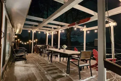 Slice-of-Heaven TC | Spa Retreat | Silver Lake CottageWard off the winter chill with lakeside private spa amenities!Now you can experience heaven on earth year-round! Slice-of-Heaven Winterized version 2.0