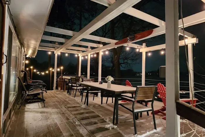 Slice-of-Heaven TC | Spa Retreat | Silver Lake CottageWard off the winter chill with lakeside private spa amenities!Now you can experience heaven on earth year-round! Slice-of-Heaven Winterized version 2.0