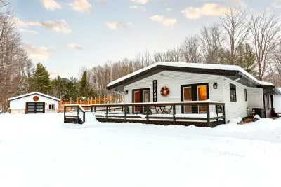 Lake Ann Lodge | Winter View | Step Free Access Game Massage Rooms