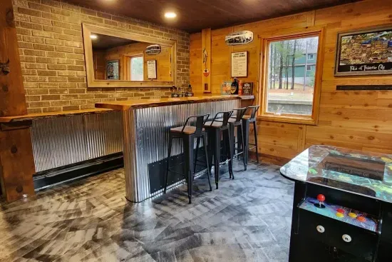 LA Lodge Pub, adjacent to Lower Level Game Room