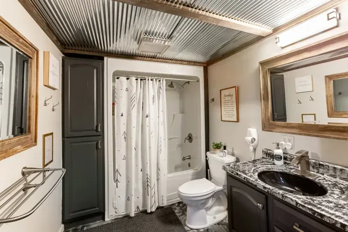 Lower Level Full Bath off the Game Room