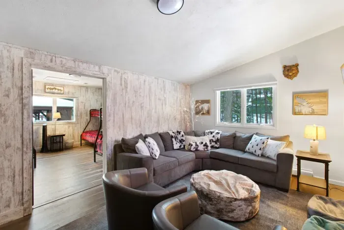 More movie viewing fun next door to the bunk room, if you want to be close to the kids as they slumber.