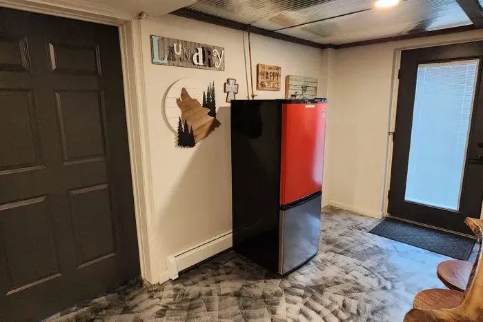 Lower Level Walk-out side entrance, Laundry Room Access - Ice Machine