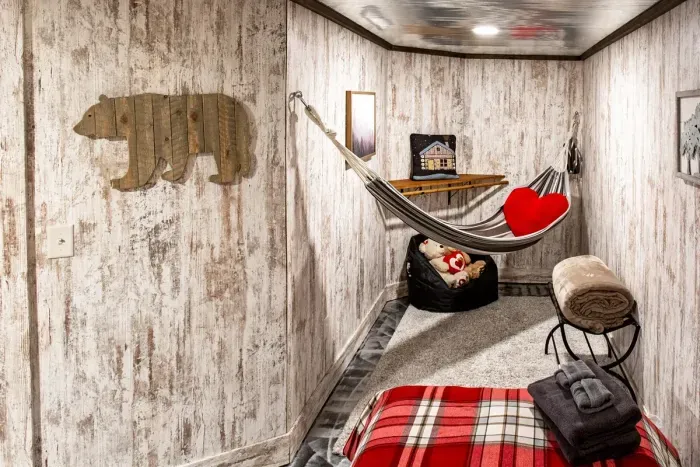 A great corner for a quick nap! Lower Level 3 Twin BR