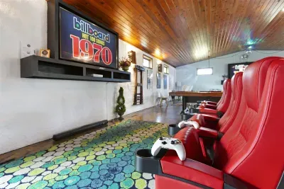 Grand Game Room | Ping-pong Table | Foosball | Air Hockey | Pool Table | Darts | Ring-hook | Kids Play Area | Arcade Games | 2- Smart TV's | XBox | Movie Chairs | Hot Tub (4-6 ppl) | Sauna