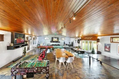 Grand Game Room | Ping-pong Table | Foosball | Air Hockey | Pool Table | Darts | Ring-hook | Kids Play Area | Arcade Games | 2- Smart TV's | XBox | Movie Chairs | Hot Tub (4-6 ppl) | Sauna