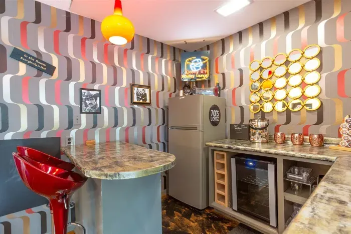 Whiskey Bar Lounge | Wet Bar | Beverage Refrigerator | Wine Cooler