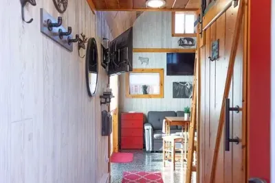 Backdoor view Tiny Ranch House