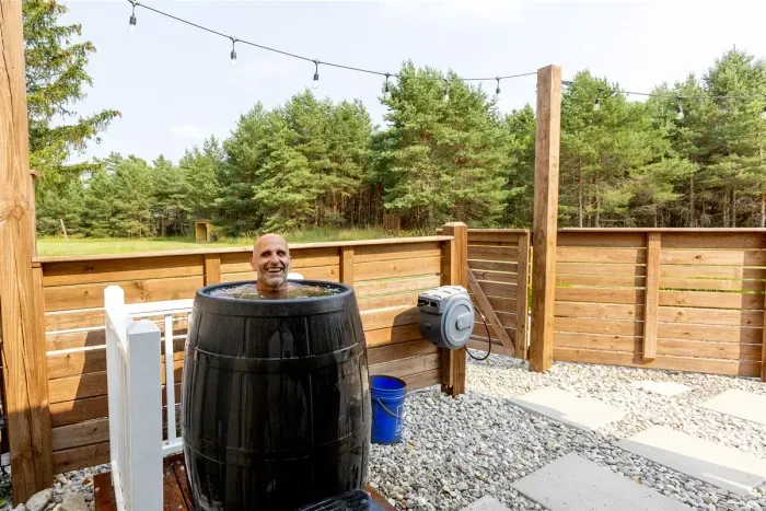 Nothing like Ice Cold Plunge to make you SMILE!