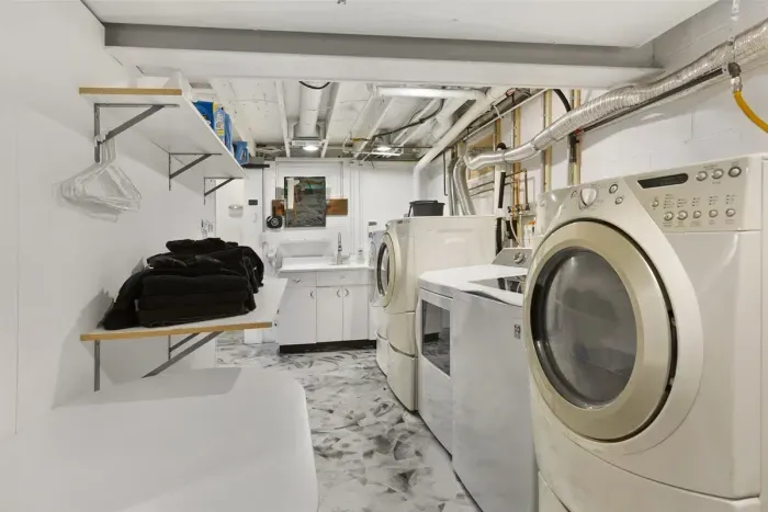 Washer | Dryer | Utility Sink | Lower Level,  available for guest use.