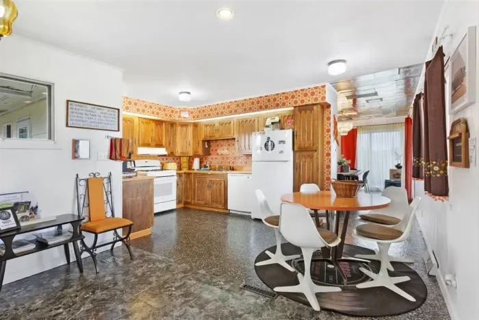 Kitchen Breakfast Table | Entry Kitchen | Formal Dining & Living Rooms