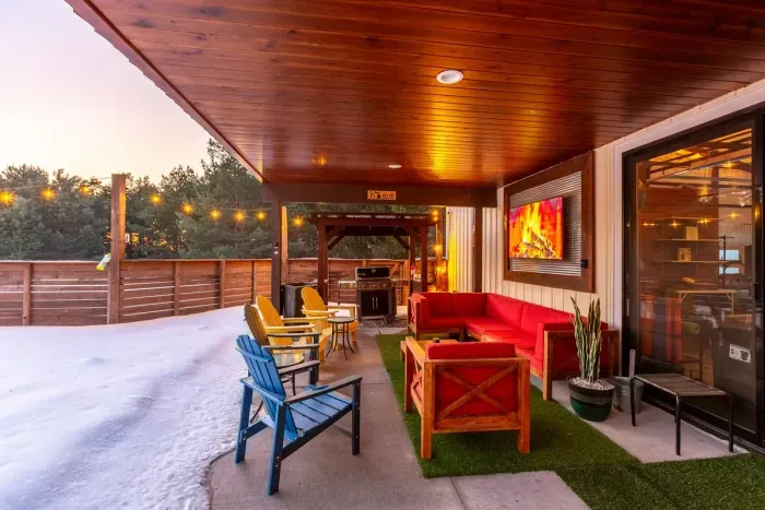 Pool House Deck Area | Winter Heat Fees Required