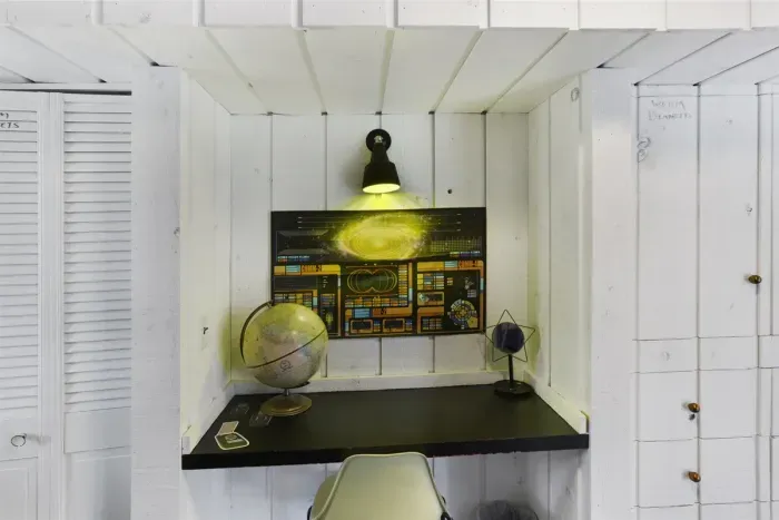 Star Trek Bunk Room  Desk Area Workspace