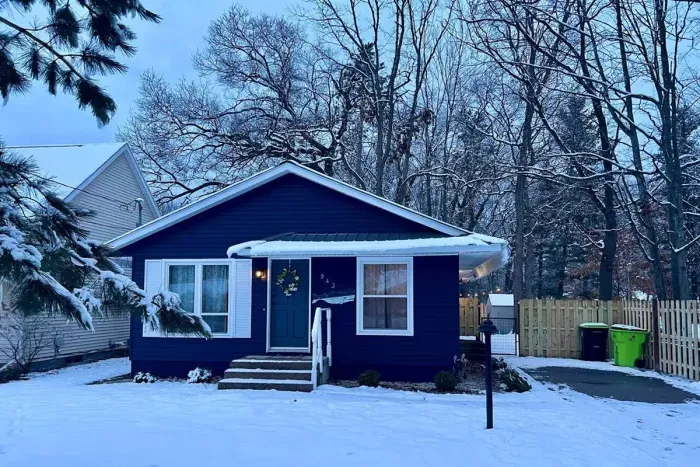 Traverse City Bungalow Spa Retreat | Adventure North Vacation Rentals | Central TC Location | Driveway Parking 2-3 Cars