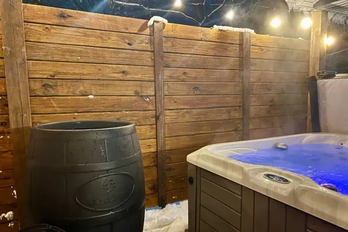 Traverse City Bungalow Spa Retreat | Adventure North Vacation Rentals | Join the Cold Plunge Craze, check out our blog at Adventure North Vacation Rentals!