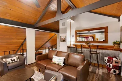 Upper Level TV Room | Live Edge Bar | Back Porch Access | Alternate Exterior Staircase