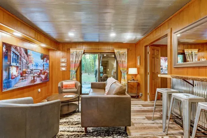 Main Floor Side TV Room | Smart TV | Back Stair Entryway