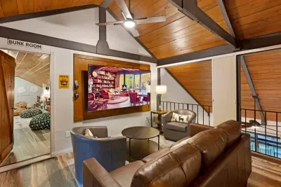 Upper Level  TV Room | Bunk Room Entry