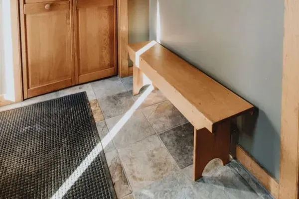 Entryway / mud room with ample storage for your gear