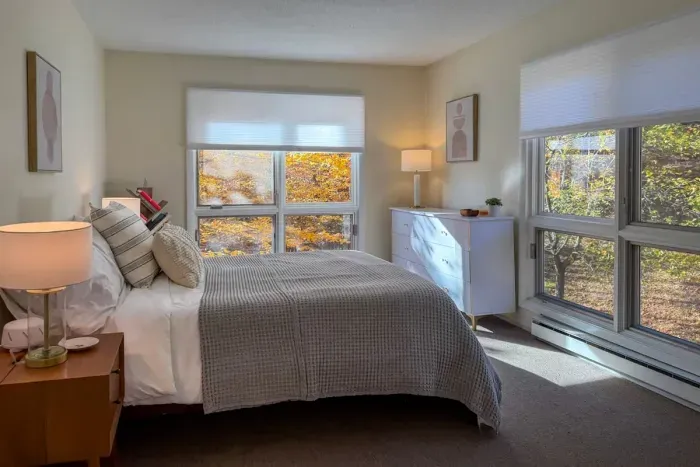 Primary bedroom on the second floor