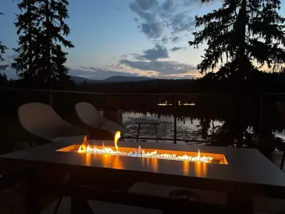 New fire table to enjoy cooler evenings