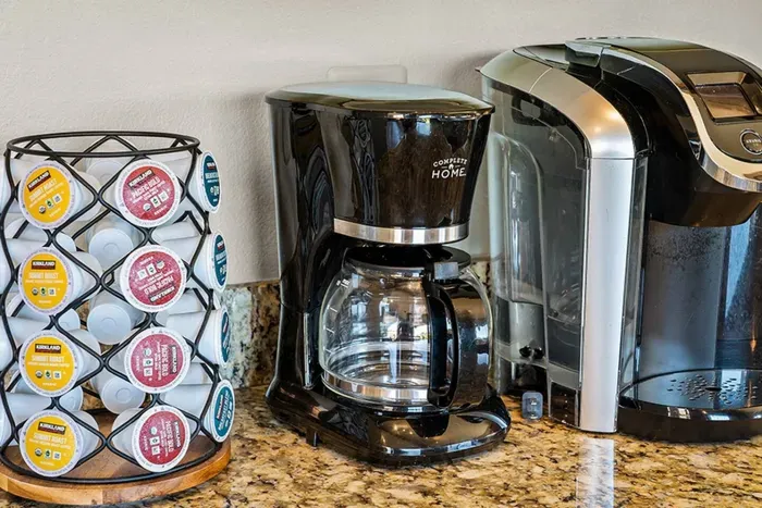 [Kitchen] We provide your group with two coffee makers and starter coffee supplies, included during your stay.