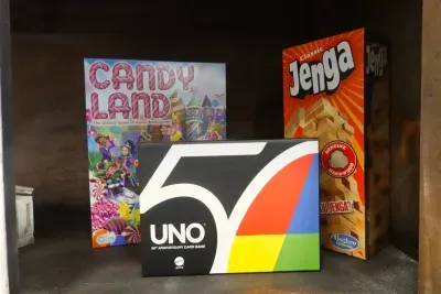 Most vacations will be filled with soaking up the Florida sun, but guests are sure to enjoy several game options available for any rainy days or evenings.