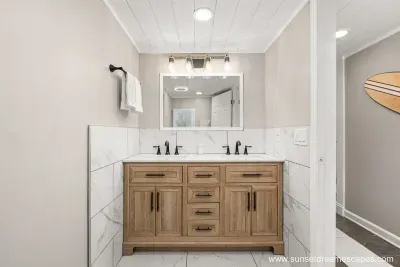 Downstairs Half Bath near the game room