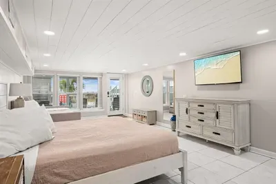 A 55" TV is Roku enabled and Wifi is boosted throughout the home to make sure each guest is comfortable and entertained.