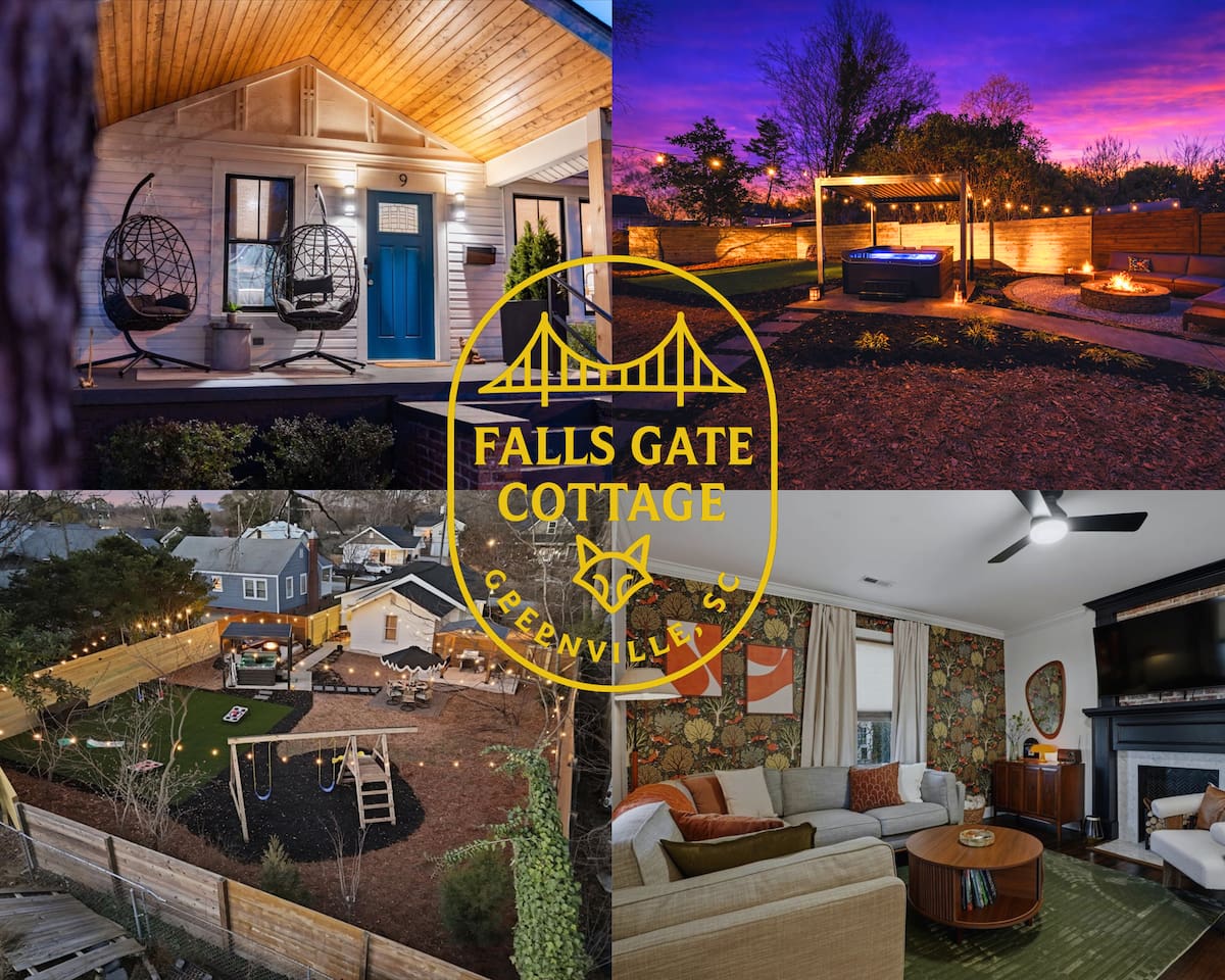 Your playful retreat is less than 2 miles from downtown GVL!