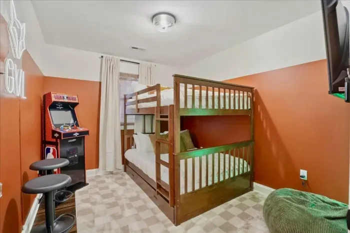 The kids have a place to play inside too.