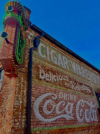 Greenville's history amidst the modern growth.