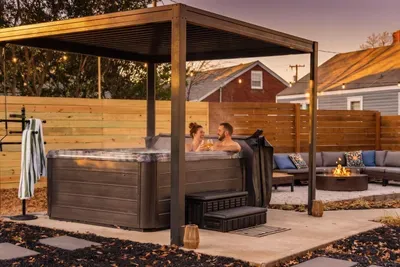 A backyard oasis for two...or the whole family.