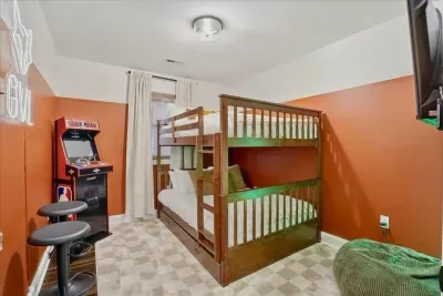 The kids have a place to play inside too.