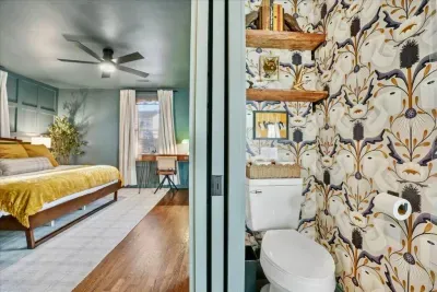 The master ensuite gives you plenty of reasons to nestle in