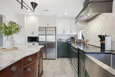 Fully stocked for home-cooked meals.