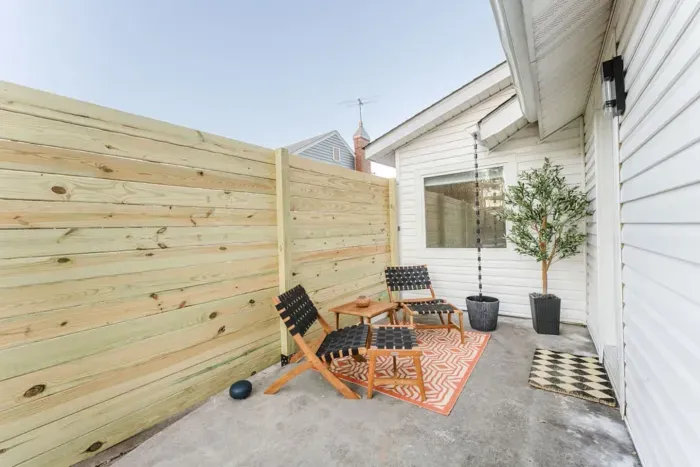 A secret nook for morning coffee or escape into a book.