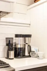 We love coffee here at Stuga '66! You'll find the kitchen well stocked with plenty of different options